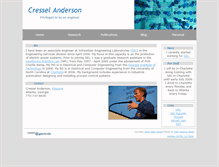 Tablet Screenshot of cressel.net